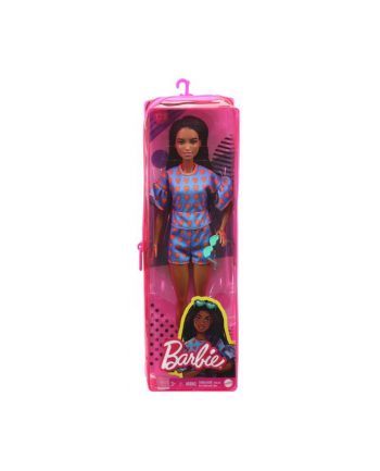 Barbie Lalka Fashionistas 172 Niebieski komplet w serca GRB63 MATTEL