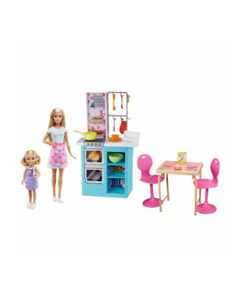 Barbie Zestaw wspólne pieczenie + lalki HBX03 MATTEL