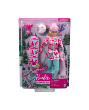 Barbie Lalka Kariera Snowboardzistka HCN32 HCN30 MATTEL