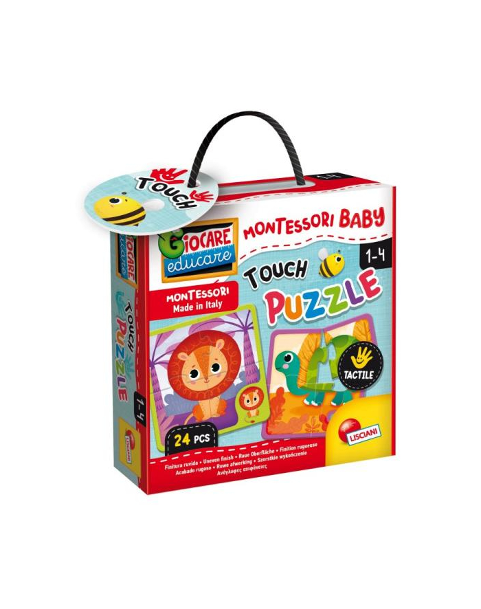 lisciani giochi Montessori baby touch Puzzle LISCIANI pudełko 92680 główny