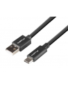 lanberg Kabel USB-C(M)->USB-A(M) 2.0 1.8m czarny BOX QC 3.0 - nr 3