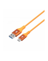 tb Kabel USB 3.0 - USB C 2m PREMIUM 3A pomarańczowy TPE - nr 2