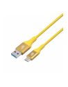 tb Kabel USB 3.0 - USB C 2m PREMIUM 3A żółty TPE - nr 2