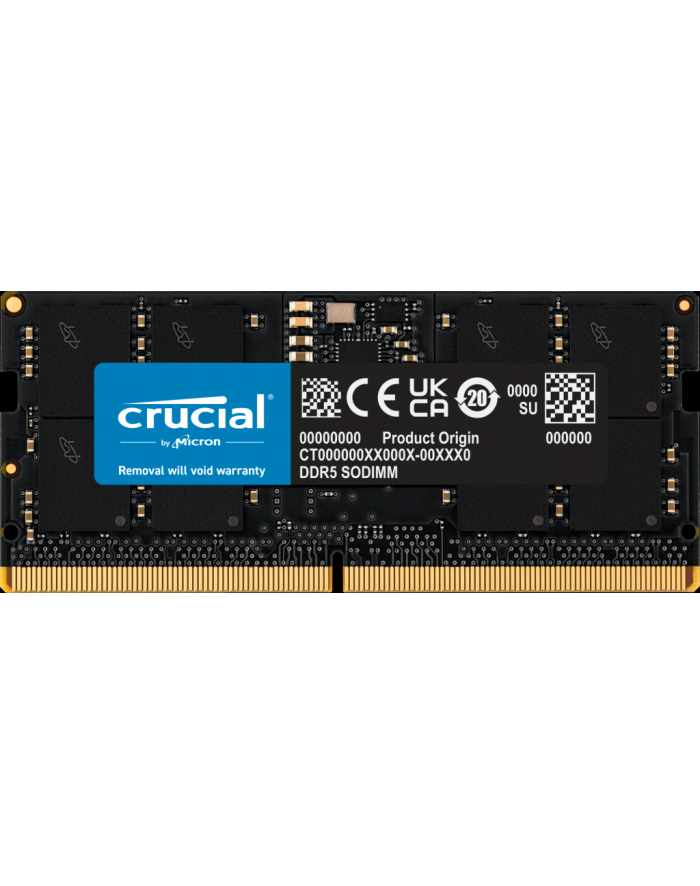 crucial Pamięć DDR5 SODIMM 16GB/4800 CL40 (16Gbit) główny