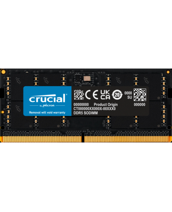crucial Pamięć DDR5 SODIMM 32GB/4800 CL40 (16Gbit)