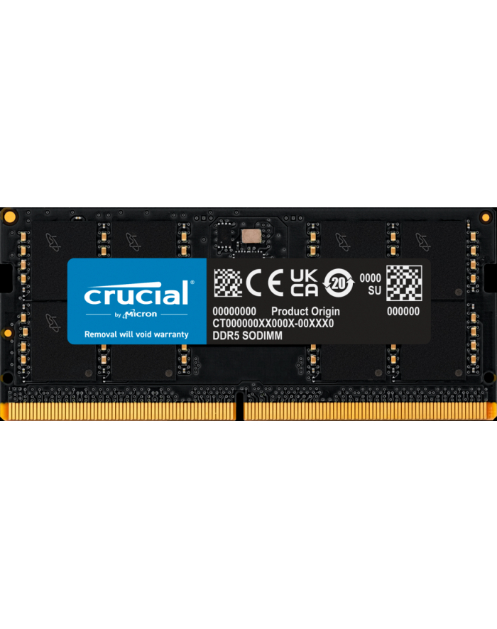 crucial Pamięć DDR5 SODIMM 32GB/4800 CL40 (16Gbit) główny