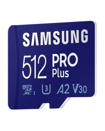 samsung Karta pamięci microSD MD-MD512KB/(wersja europejska) 512GB PRO Plus + czytnik