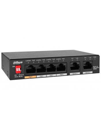 dahua Przełącznik PFS3006-4GT-60-V2 4 portowy switch POE