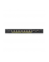 zyxel Przełącznik GS1100-10HP-(wersja europejska)0102F 120W PoE 8xGigabit 2xFiber Uplilk Switch - nr 13