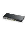 zyxel Przełącznik GS1100-10HP-(wersja europejska)0102F 120W PoE 8xGigabit 2xFiber Uplilk Switch - nr 19