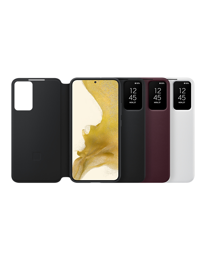 samsung Etui Smart Clear View Cover S22+ Kolor: CZARNY główny