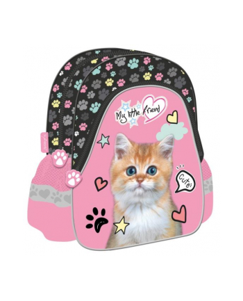 majewski Plecak przedszkolny My Little Friend Kot różowy