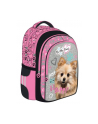 majewski Plecak szkolny BPL-58 My Little Friend różowy pies / pink dog - nr 1