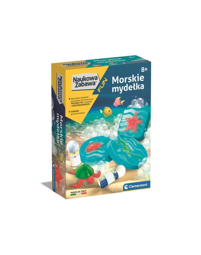 Clementoni Naukowa zabawa Morskie mydełka 50709 główny