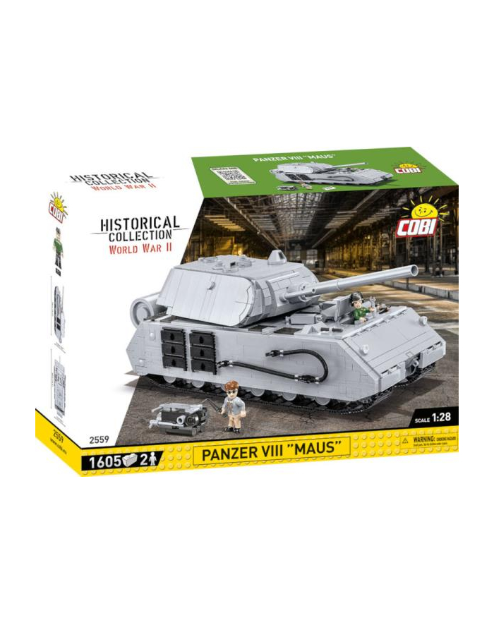 COBI 2559 Historical Collection WWII Panzer VIII Mysz 1605 klocków główny