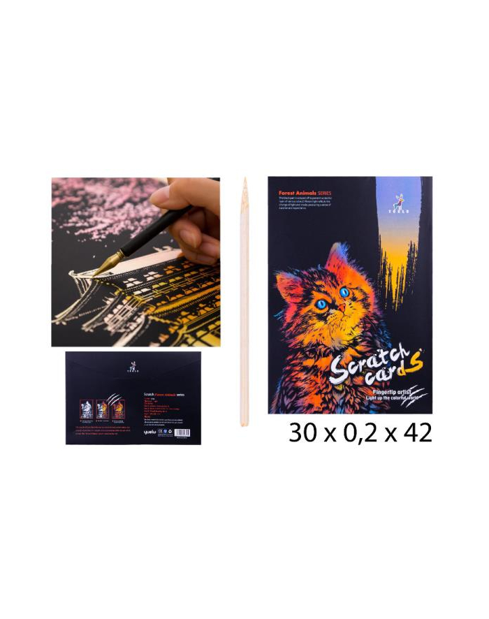 Zdrapywanka kopertowa Kot 1006256 NORIMPEX główny