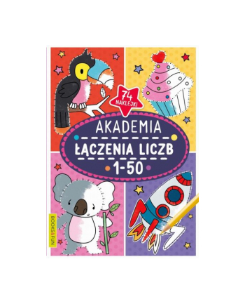 booksandfun Książka Akademia łączenia liczb 1-50 Books and fun