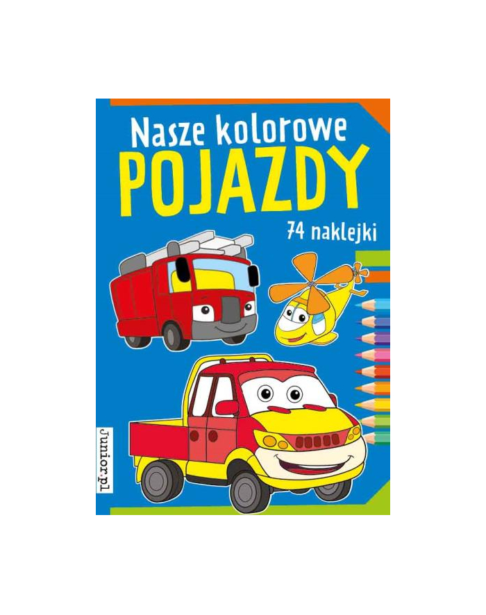 booksandfun Książka Nasze kolorowe pojazdy. Books and fun główny