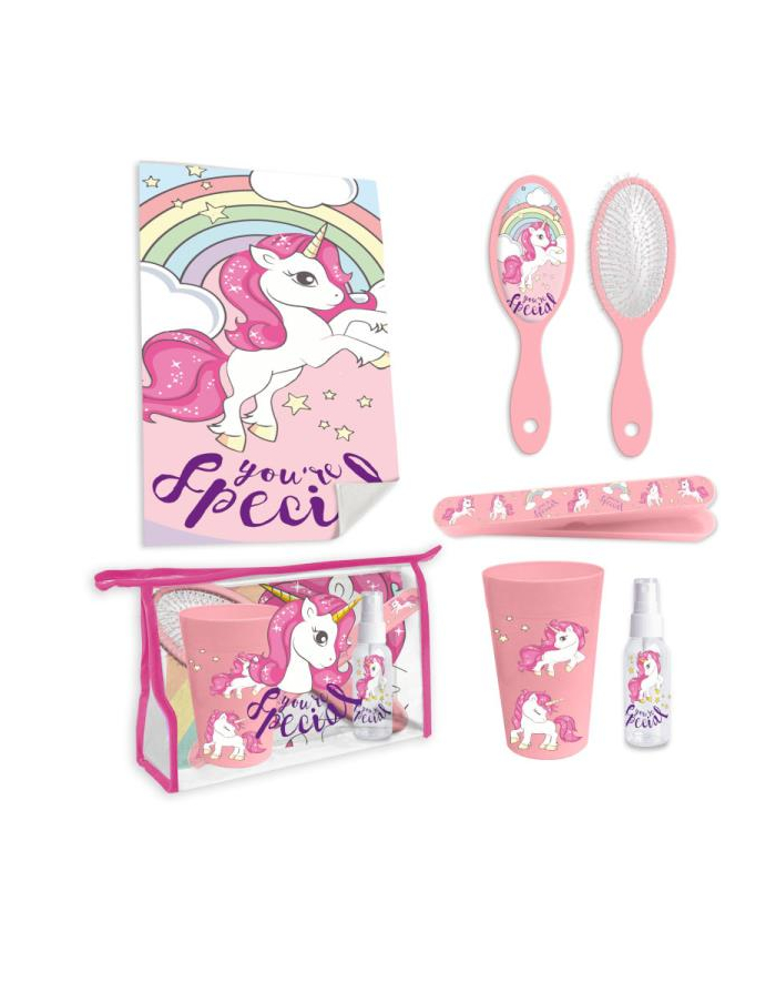 Torba podróżna z zestawem toaletowym jednorożec You are special KL10026 Kids Euroswan główny