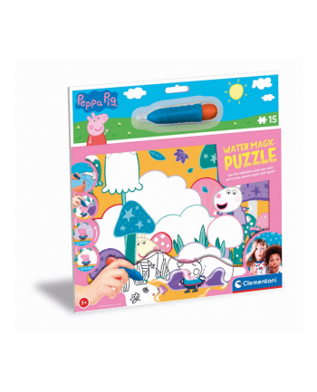 Clementoni Puzzle 15el Water Magic. Peppa Pig. Świnka Peppa 22246