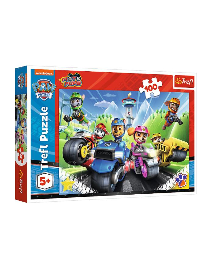 Puzzle 100 - Psi Patrol na motorach 16430 Trefl główny