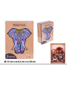 Puzzle drewniane Słoń skrzynka 1006087 NORIMPEX - nr 1
