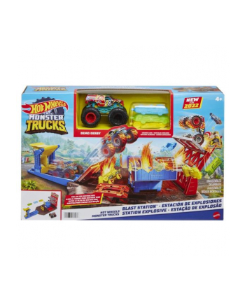 Hot Wheels Monster Trucks Demolka na stacji HFB12 MATTEL nr 1