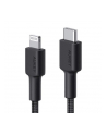 aukey CB-CL03 Black nylonowy kabel Lightning-USB C | USB Power Delivery USB-PD | 2m | certyfikat MFi Apple - nr 11