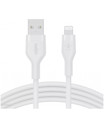 belkin Kabel BoostCharge USB-A do Lightning silikonowy 1m, biały