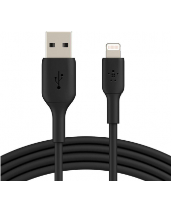 belkin Kabel BoostCharge USB-A do Lightning silikonowy 2m, czarny
