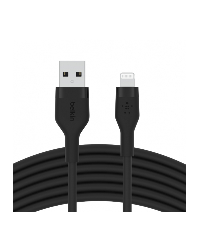 belkin Kabel BoostCharge USB-A do Lightning silikonowy 3m, czarny główny