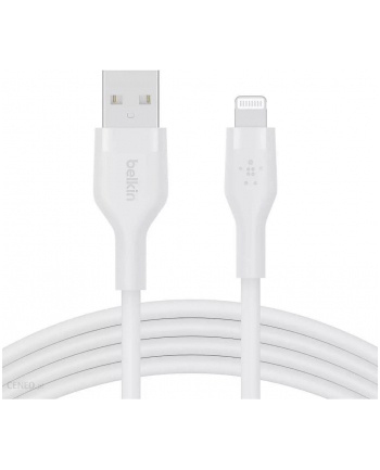 belkin Kabel BoostCharge USB-A do Lightning silikonowy 3m, biały