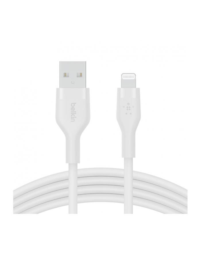 belkin Kabel BoostCharge USB-A do Lightning silikonowy 3m, biały główny