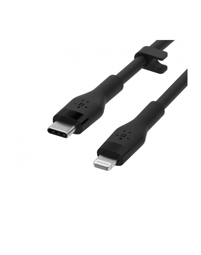 belkin Kabel BoostCharge USB-C do Lightning silikonowy 1m, czarny główny
