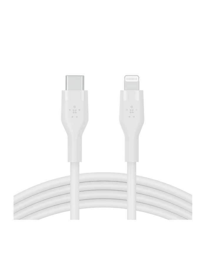 belkin Kabel BoostCharge USB-C do Lightning silikonowy 1m, biały główny