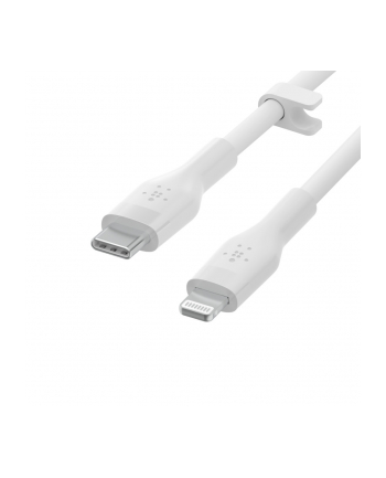 belkin Kabel BoostCharge USB-C do Lightning silikonowy 1m, biały