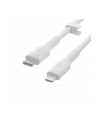 belkin Kabel BoostCharge USB-C do Lightning silikonowy 1m, biały - nr 22