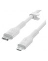 belkin Kabel BoostCharge USB-C do Lightning silikonowy 2m, biały - nr 12