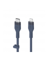 belkin Kabel BoostCharge USB-C do Lightning silikonowy 3m, niebieski - nr 2