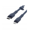 belkin Kabel BoostCharge USB-C do Lightning silikonowy 3m, niebieski - nr 4