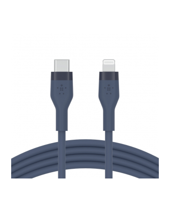 belkin Kabel BoostCharge USB-C do Lightning silikonowy 3m, niebieski