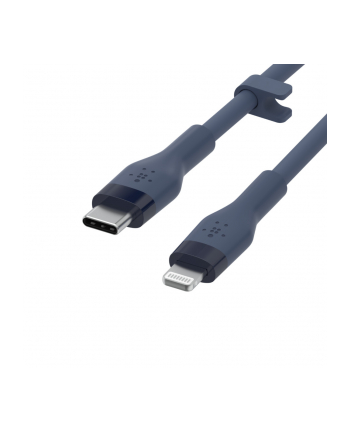 belkin Kabel BoostCharge USB-C do Lightning silikonowy 3m, niebieski