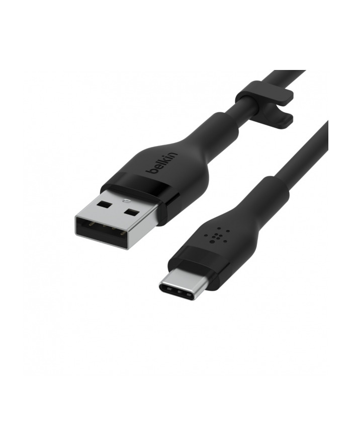 belkin Kabel BoostCharge USB-A do USB-C silikonowy 2m, czarny główny