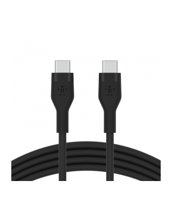 belkin Kabel BoostCharge USB-C do USB-C 2.0 silikonowy 1m, czarny