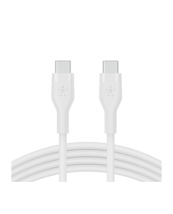 belkin Kabel BoostCharge USB-C do USB-C 2.0 silikonowy 1m, biały