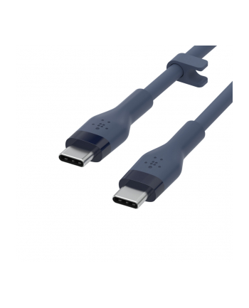 belkin Kabel BoostCharge USB-C do USB-C 2.0 silikonowy 2m, niebieski