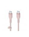 belkin Kabel BoostCharge USB-C do USB-C 2.0 silikonowy 2m, różowy - nr 2