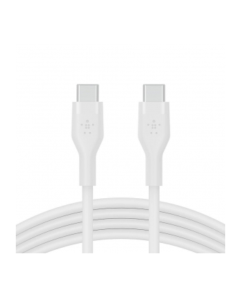 belkin Kabel BoostCharge USB-C do USB-C 2.0 silikonowy 2m, biały