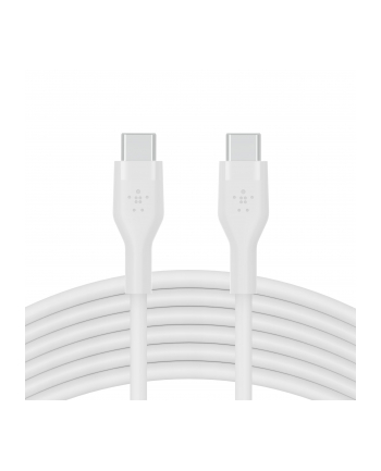 belkin Kabel BoostCharge USB-C do USB-C 2.0 silikonowy 3m, biały