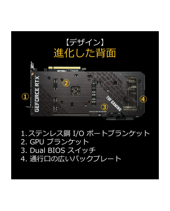 asus Karta graficzna GeForce RTX 3070 TUF Gaming OC V2 8GB GDDR6X 256bit 3DP/2HDMI
